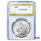 1889 Morgan Silver Dollar PGA MS64