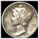 1925-S Silver Mercury Dime NEARLY  UNCIRCULATED