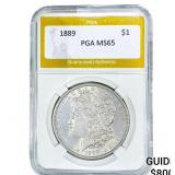 1889 Morgan Silver Dollar PGA MS65