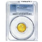 1905 $2.50 Gold Quarter Eagle PCGS MS62