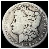 1890-CC Silver Morgan Dollar LIGHTLY  CIRCULATED