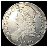 1829 Capped Bust Half Dollar LIGHTLY  CIRCULATED