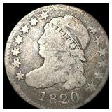 1820 Capped Bust Half Dollar NICELY  CIRCULATED