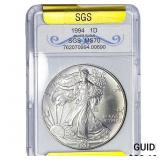 1994 Silver Eagle SGS MS70