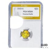 1915-S Pan-Pac Dollar PGA MS64