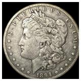 1894-S Silver Morgan Dollar ABOUT  UNCIRCULATED