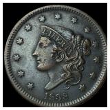 1838 Braided Hair Large Cent NEARLY  UNCIRCULATED
