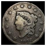 1826 Coronet Head Large Cent NICELY  CIRCULATED