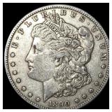 1890-CC Silver Morgan Dollar NEARLY  UNCIRCULATED