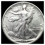 1917-S Silver Walking Liberty Half Dollar  CLOSEL