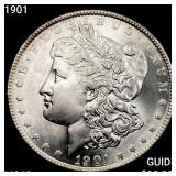 1901 Morgan Silver Dollar CHOICE BU