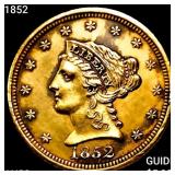 1852 $2.50 Gold Quarter Eagle CHOICE AU