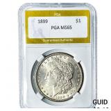 1899 Morgan Silver Dollar PGA MS65