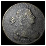 1806 Draped Bust Large Cent LIGHTLY  CIRCULATED