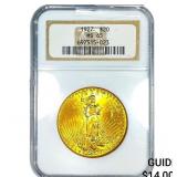 1927 $20 Gold Double Eagle NGC MS65