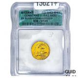 Byzantine Constans II AD 642-668 Gold Solidus ICG