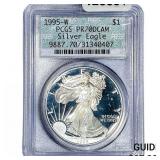 1995-W Silver Eagle PCGS PR70 DCAM