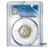1886 Patterns & Trial 5C J-473 Bust PCGS PR55
