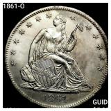 1861-O Seated Liberty Half Dollar UNCIRCULATED