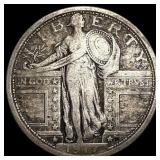 1917 Type 1 Standing Liberty Quarter LIGHTLY  CIR