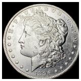 1896 Silver Morgan Dollar CLOSELY  UNCIRCULATED