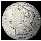 1890-CC Silver Morgan Dollar LIGHTLY  CIRCULATED