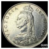 1887 Great Britain Silver 1 Florin