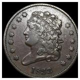 1833 Classic Head Half Cent CLOSELY  UNCIRCULATED
