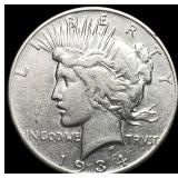 1934-S Peace Silver Dollar NEARLY  UNCIRCULATED