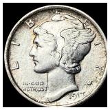 1917-D Silver Mercury Dime CLOSELY  UNCIRCULATED