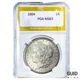 1904 Morgan Silver Dollar PGA MS63