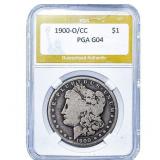 1900-O/CC Morgan Silver Dollar PGA G04