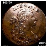 1800/99 Draped Bust Large Cent CHOICE AU