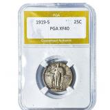 1919-S Standing Liberty Quarter PGA XF40