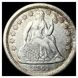 1841 Silver Seated Liberty Dime NEARLY  UNCIRCULA