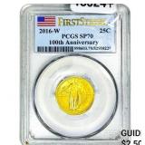 2016-W Standing Liberty 100th Anni. 1/4oz Gold 25C