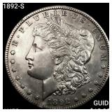 1892-S Morgan Silver Dollar CLOSELY UNCIRCULATED+