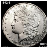 1892-S Morgan Silver Dollar CHOICE AU