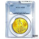1927 $20 Gold Double Eagle PCGS MS65