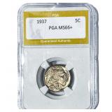 1937 Buffalo Nickel PGA MS66+