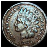 1864 Indian Head Cent NEARLY UNCIRCULATED