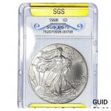 1998 Silver Eagle SGS MS70
