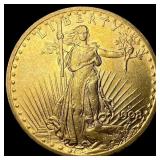 1908-D Gold $20 Saint-Gaudens Double Eagle  UNCIR