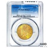 1910-D $10 Gold Eagle PCGS MS63