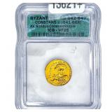 Byzantine Constans II AD 642-668 Gold Solidus ICG