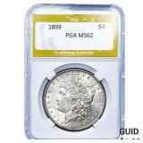 1899 Morgan Silver Dollar PGA MS62