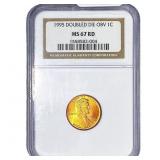 1995 Lincoln Memorial Cent NGC MS67 RD DDO