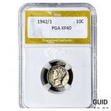 1942/1 Mercury Silver Dime PGA XF40