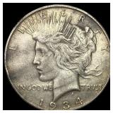 1934-D Silver Peace Dollar CLOSELY  UNCIRCULATED