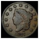 1827 Coronet Head Large Cent NICELY  CIRCULATED